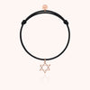 14k rose gold filled - 18k rose gold - black 8