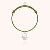 silver - 18k white gold - kaki 16