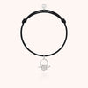 silver - 18k white gold - black 17