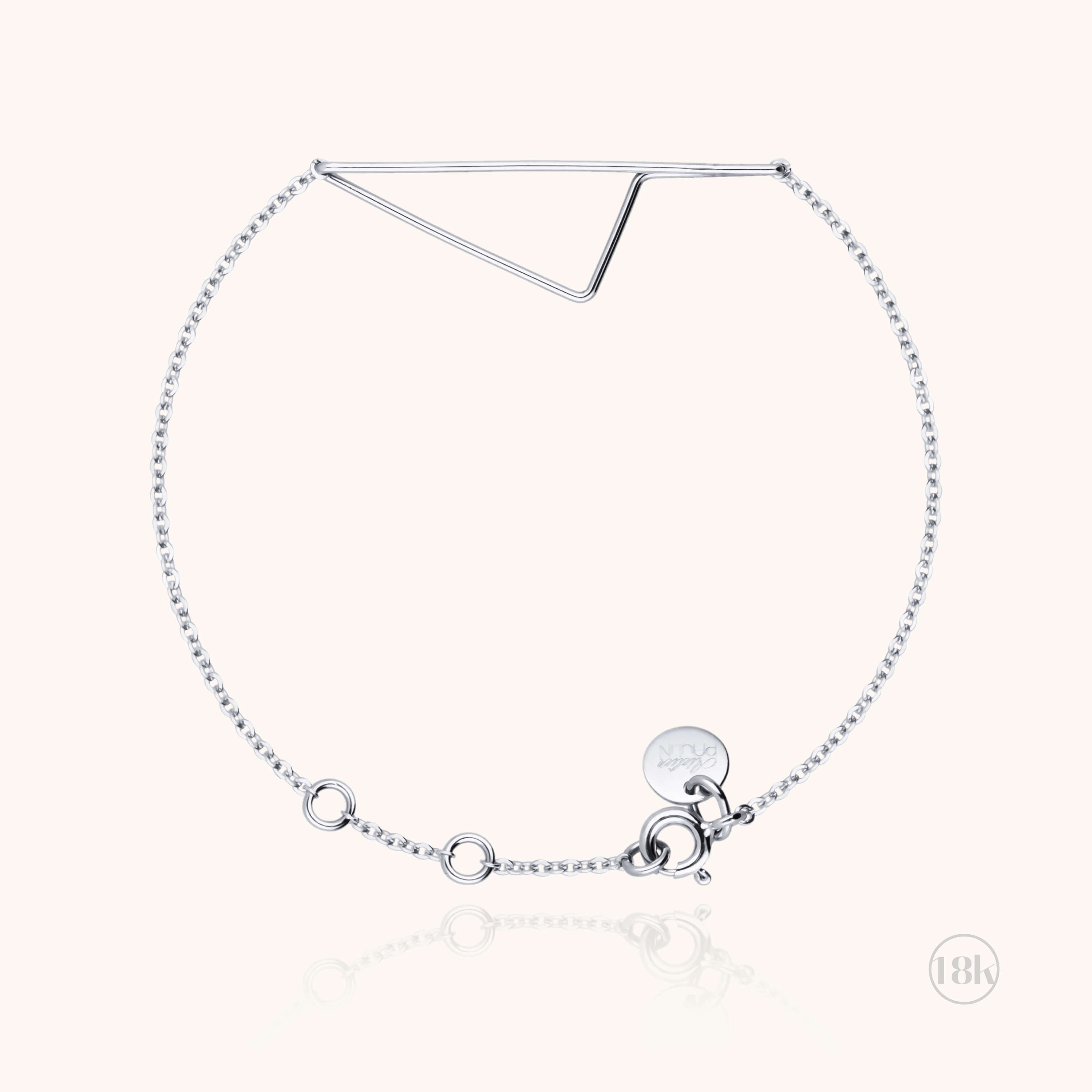 Bracelet Corsica - or blanc 750/1000