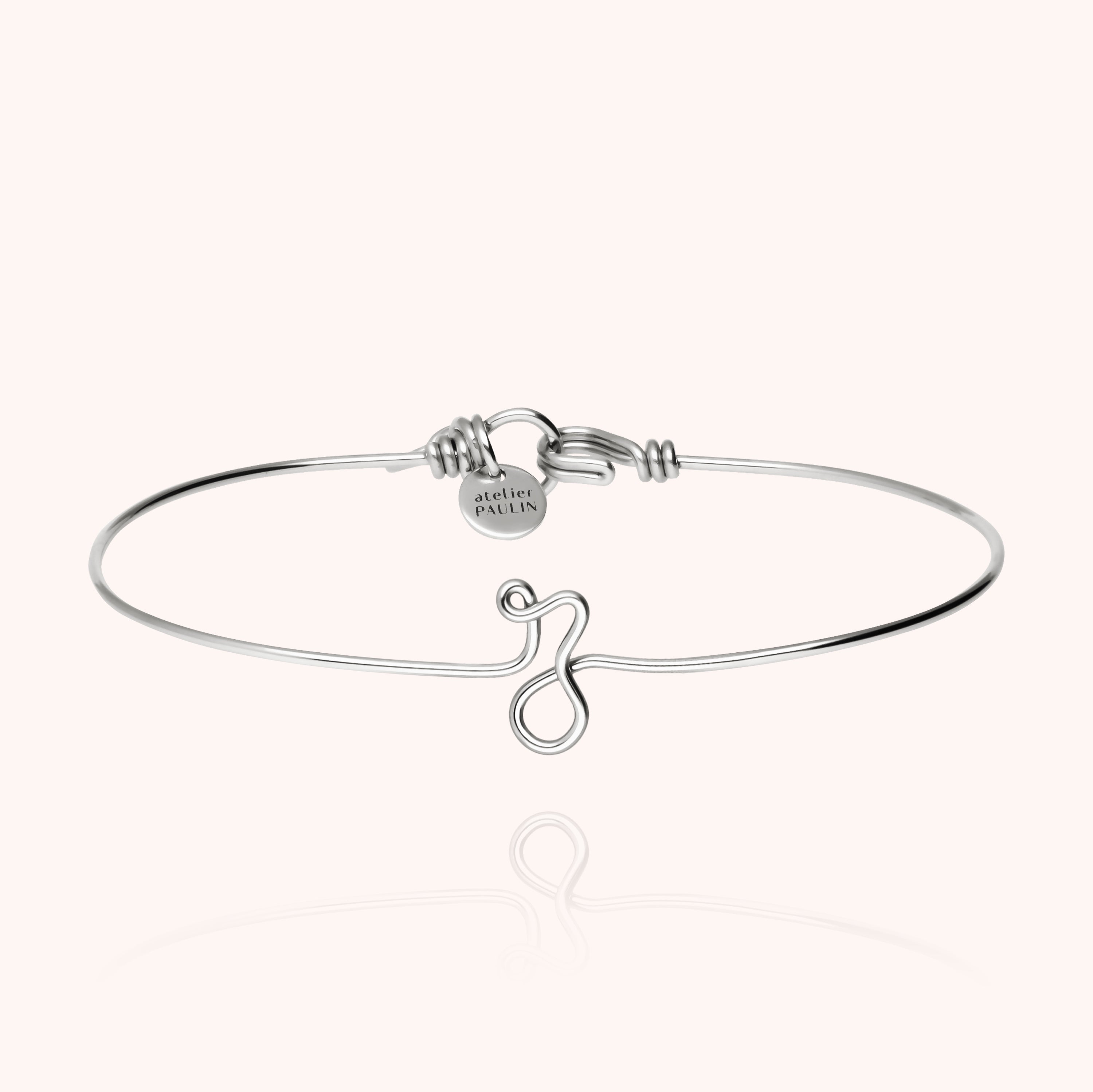 Bracelet Jonc Original Initiale — bijou artisanal bracelet livraison express