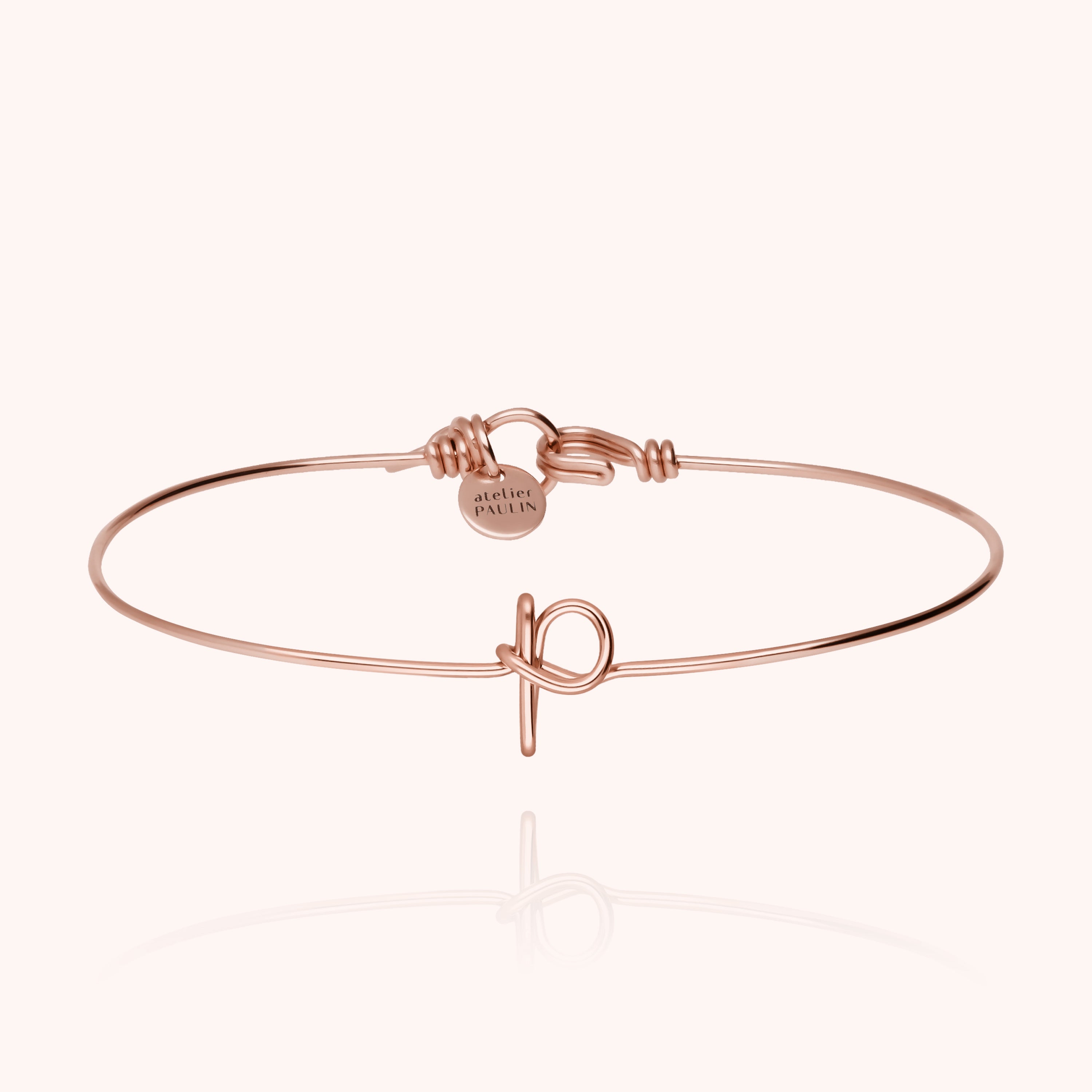 Bracelet Jonc Original Initiale — bijou artisanal bracelet livraison express