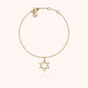 14k yellow gold filled - star of David 3