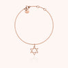 14k rose gold filled - star of David 6