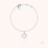 18k white gold - star of David 12