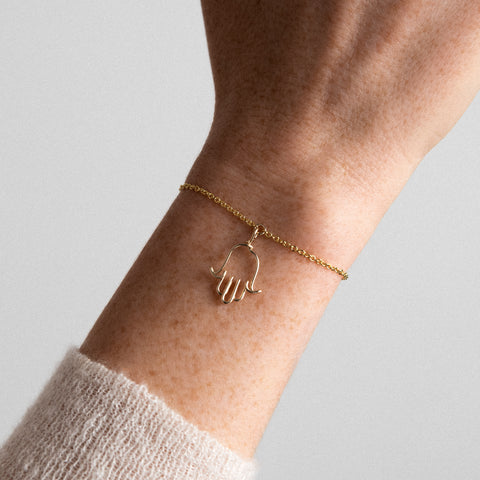 alternate image of Symbolic Charms Bracelet - hand of Fatma