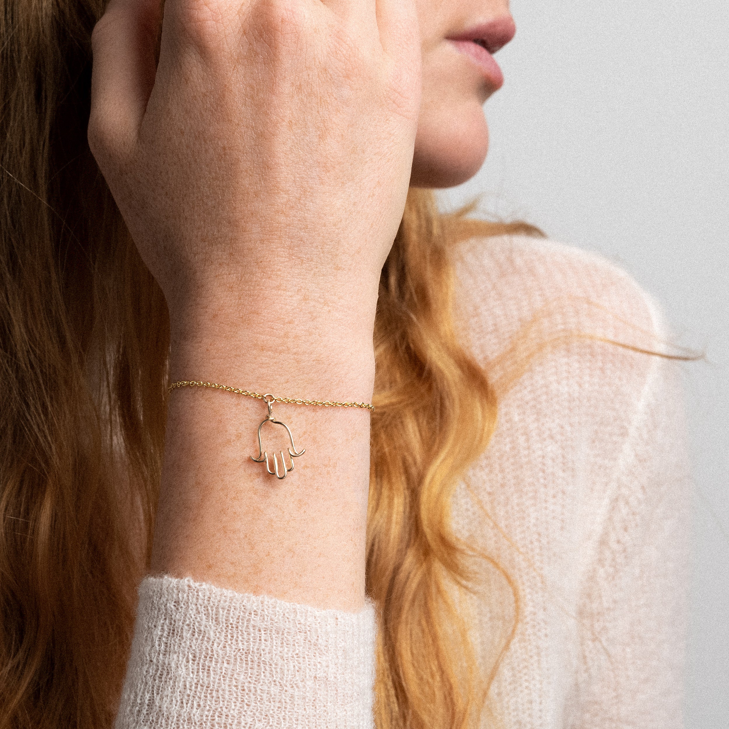 Bracelet Symbolic Charms Main de Fatma - or jaune 750/1000