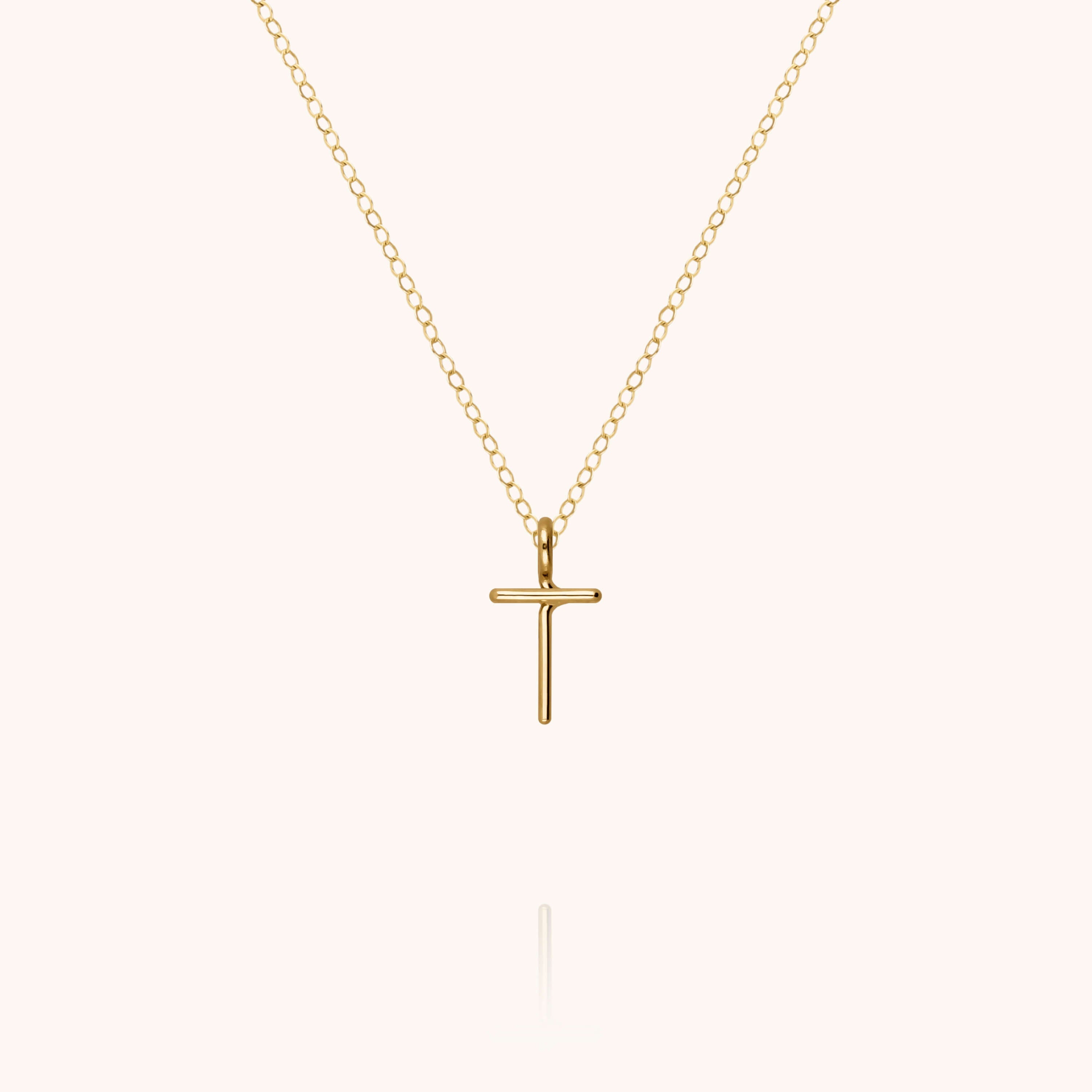 Collier Capital Initiale en or jaune 18K — expédition sécurisée Paris