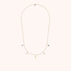 14k yellow gold filled - rainbow sapphire 3
