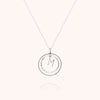 18k white gold - M 14