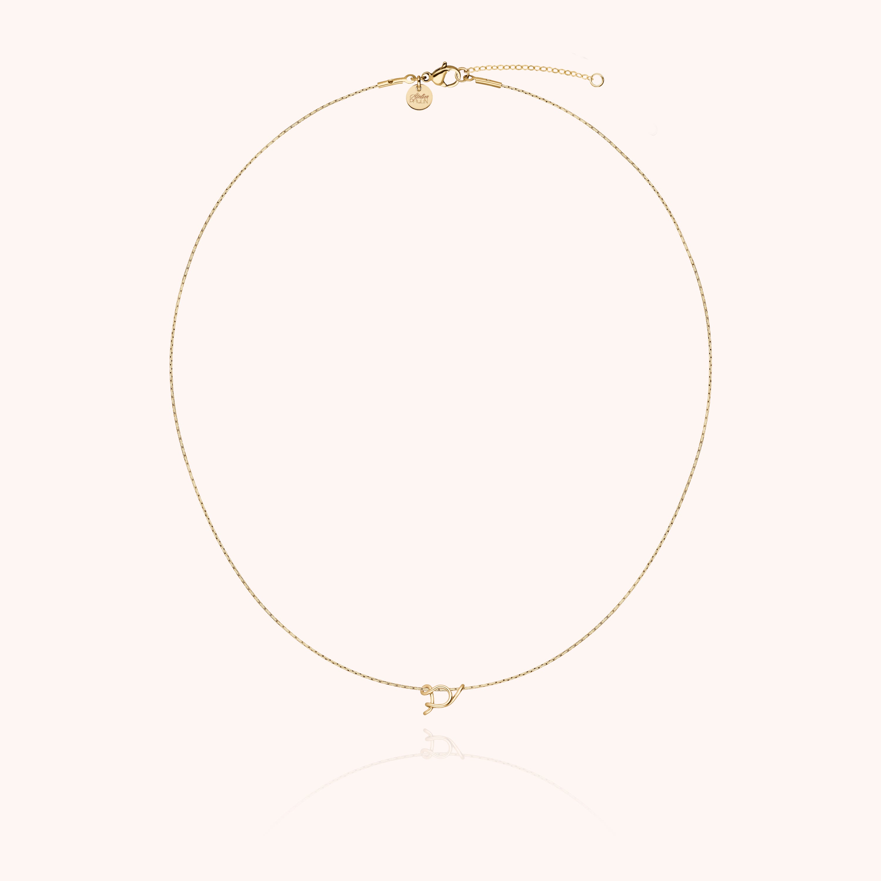 Collier Original Initiale — cadeau de luxe fait main Paris
