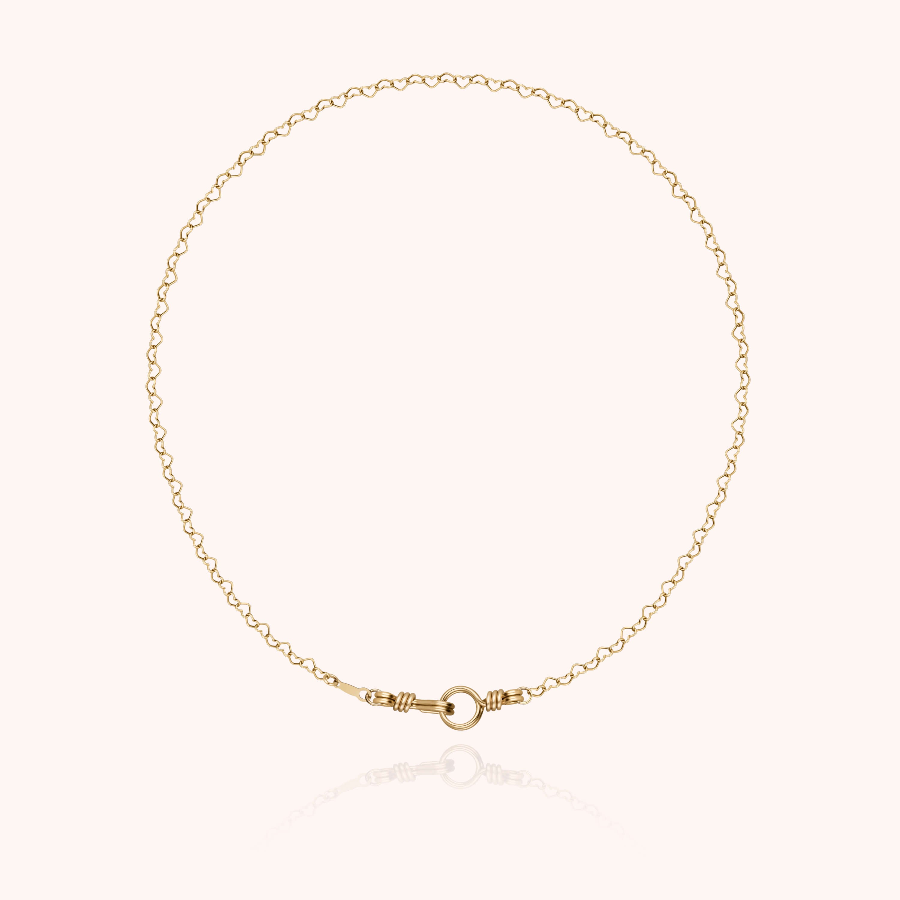 Collier Ras de Cou Cœur Attache moi — façonné à la main à Paris