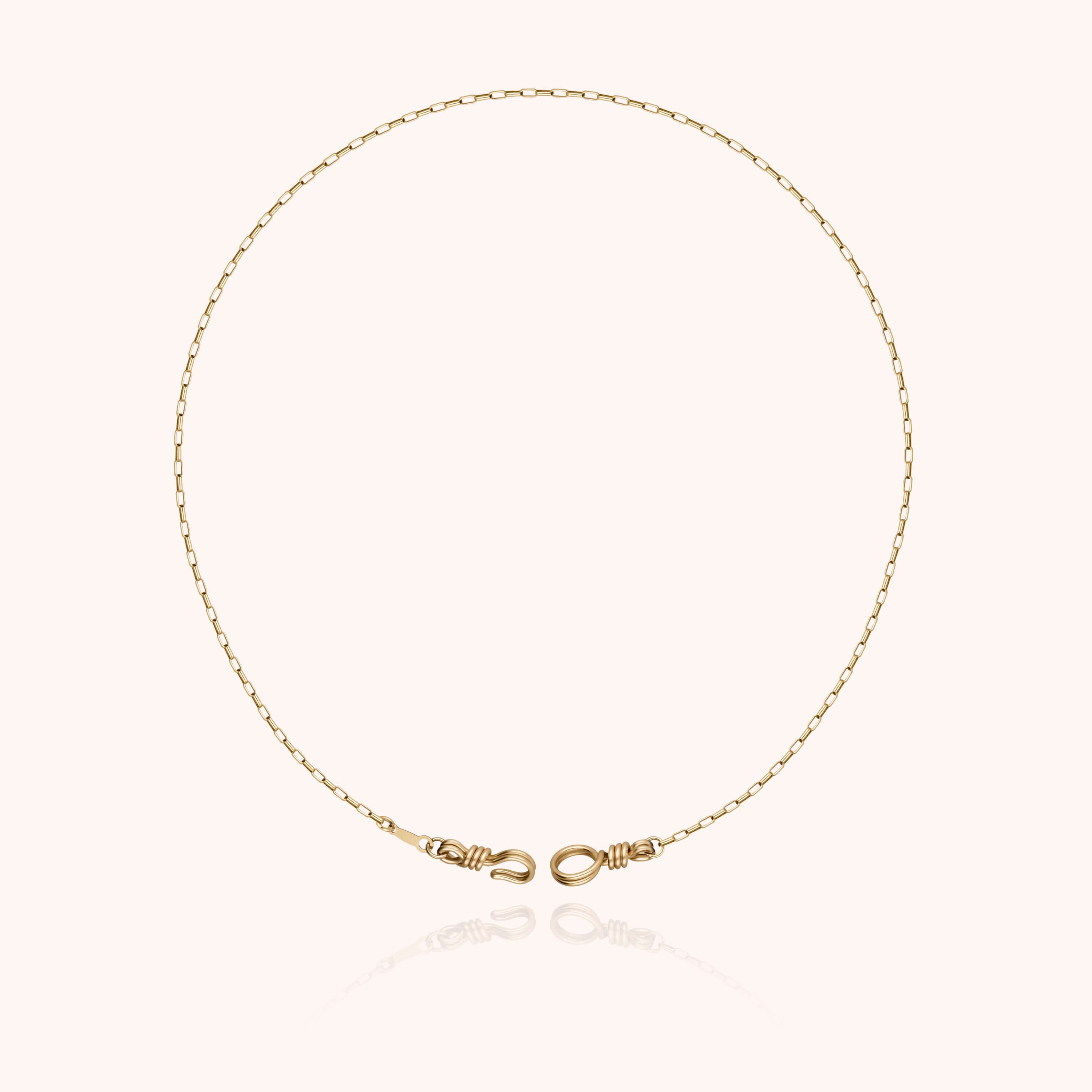 Collier Ras de Cou Rectangle Attache moi — cadeau de luxe artisanal