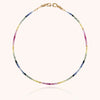 14k yellow gold filled - rainbow sapphire 3