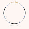 14k yellow gold filled - blue sapphire 1