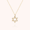 14k yellow gold filled - star of David 1