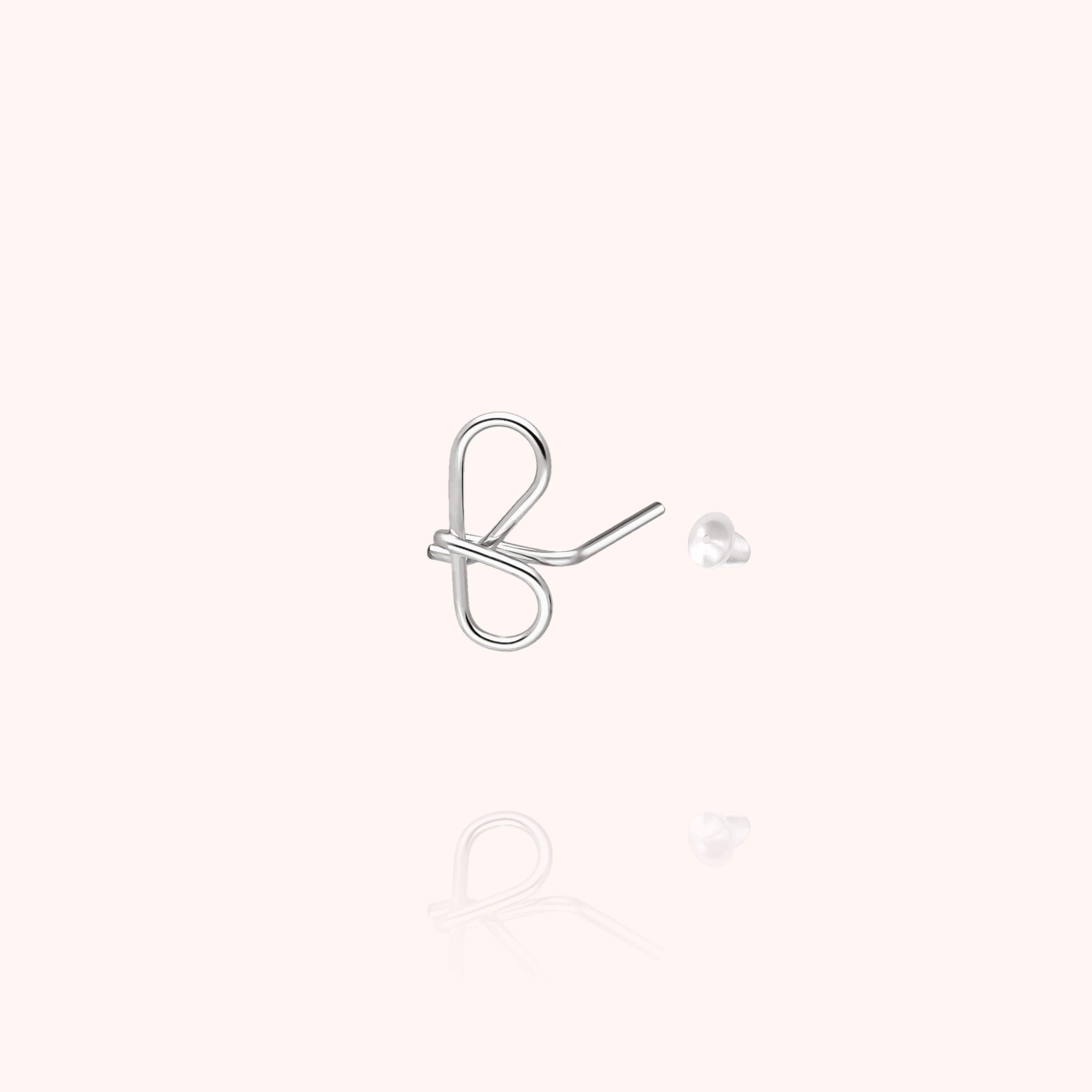 Puce d'Oreille Originale Initiale — bijou artisanal boucles d'oreilles livraison express