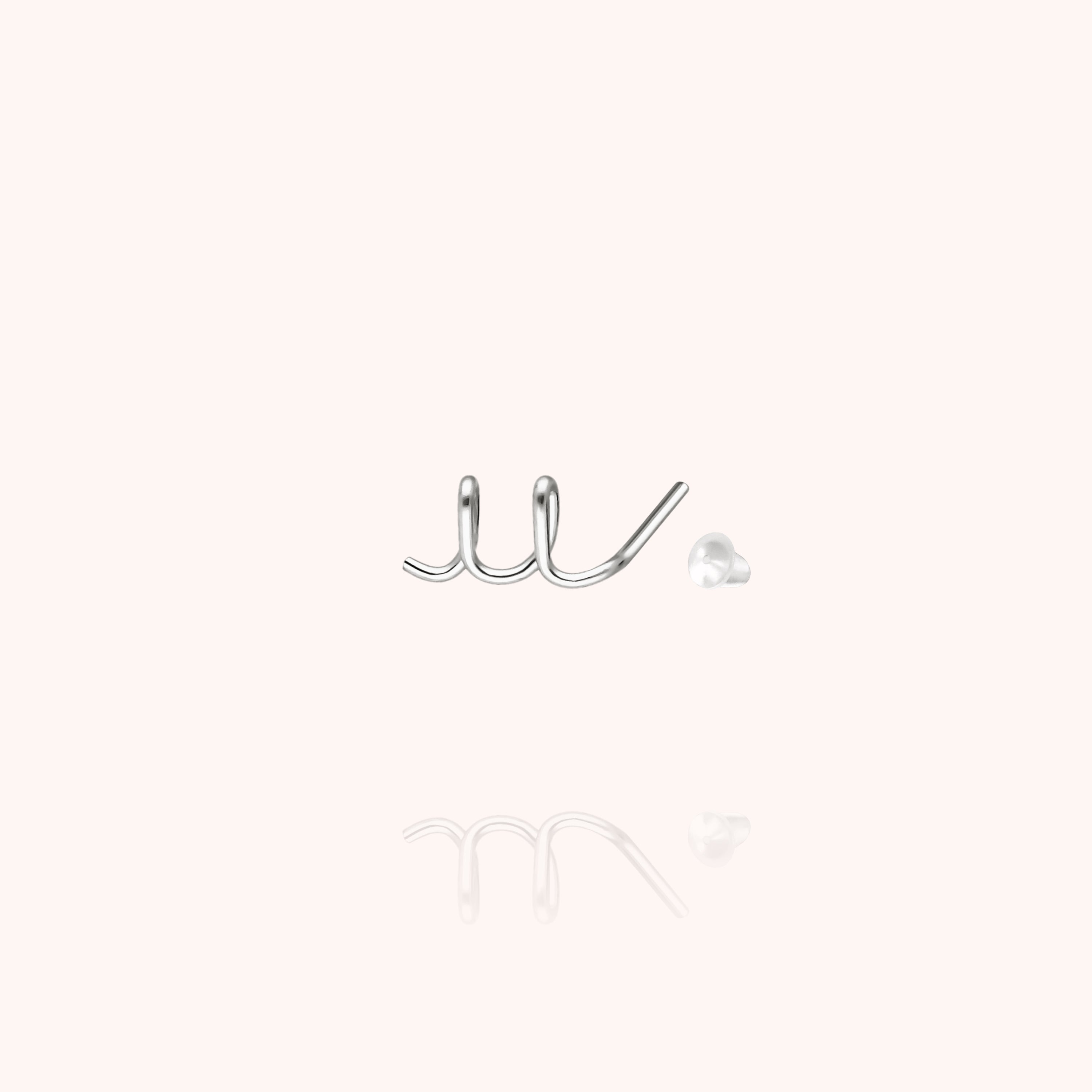 Puce d'Oreille Originale Initiale — bijou artisanal boucles d'oreilles livraison express