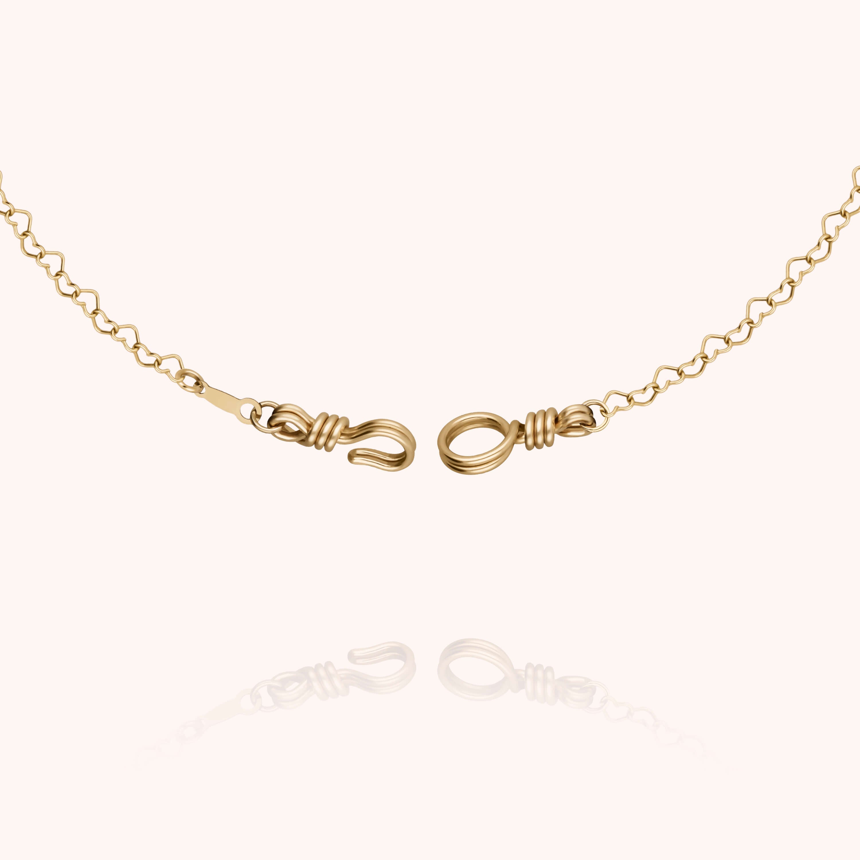 Collier Chaîne Cœur Attache moi — cadeau idéal personnalisable