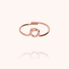 14k rose gold filled - A 2