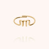 14k yellow gold filled - M 15