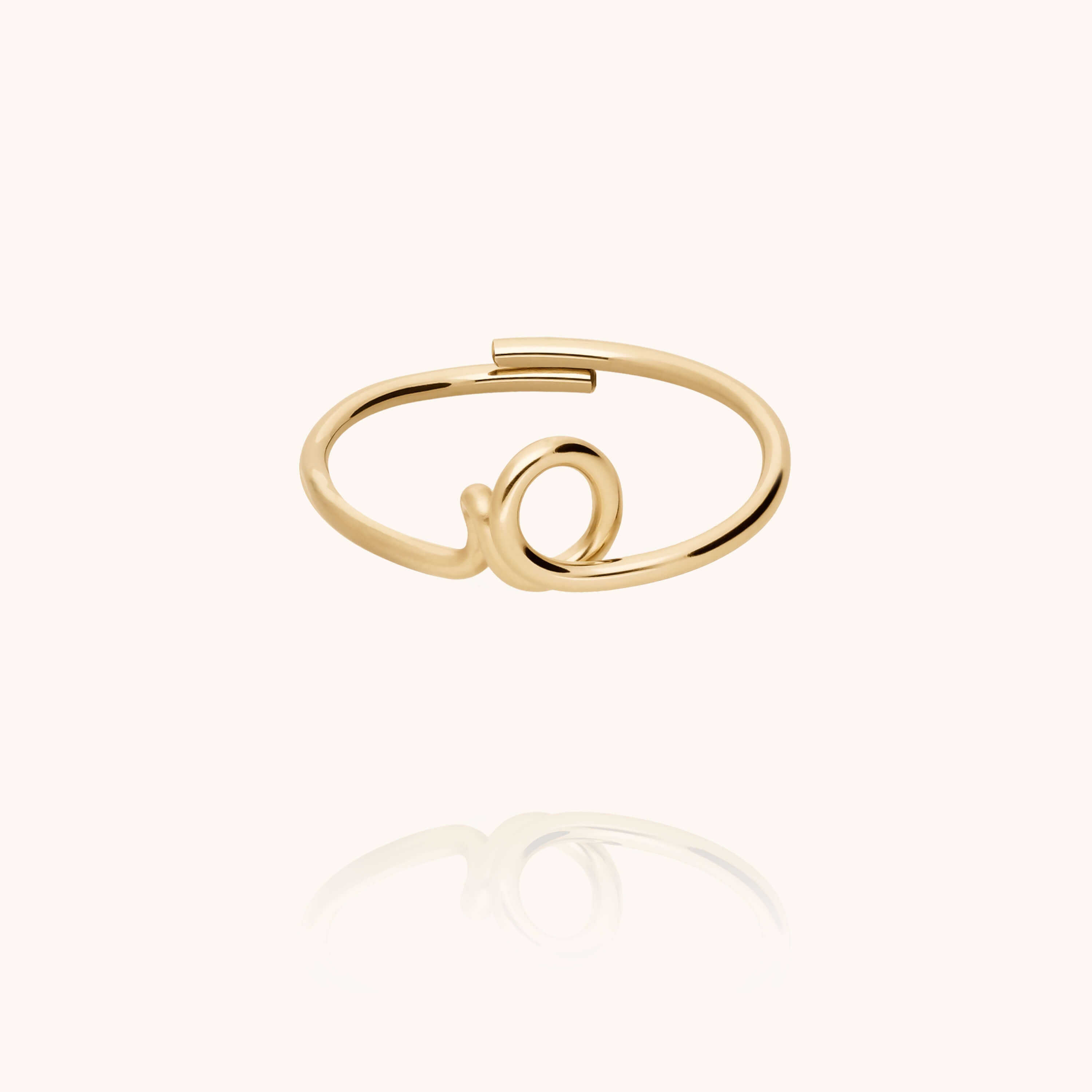 Bague affirmé gold filled 14k fiançailles Atelier Paulin