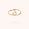14k yellow gold filled - O 17