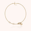 18k yellow gold - L 27