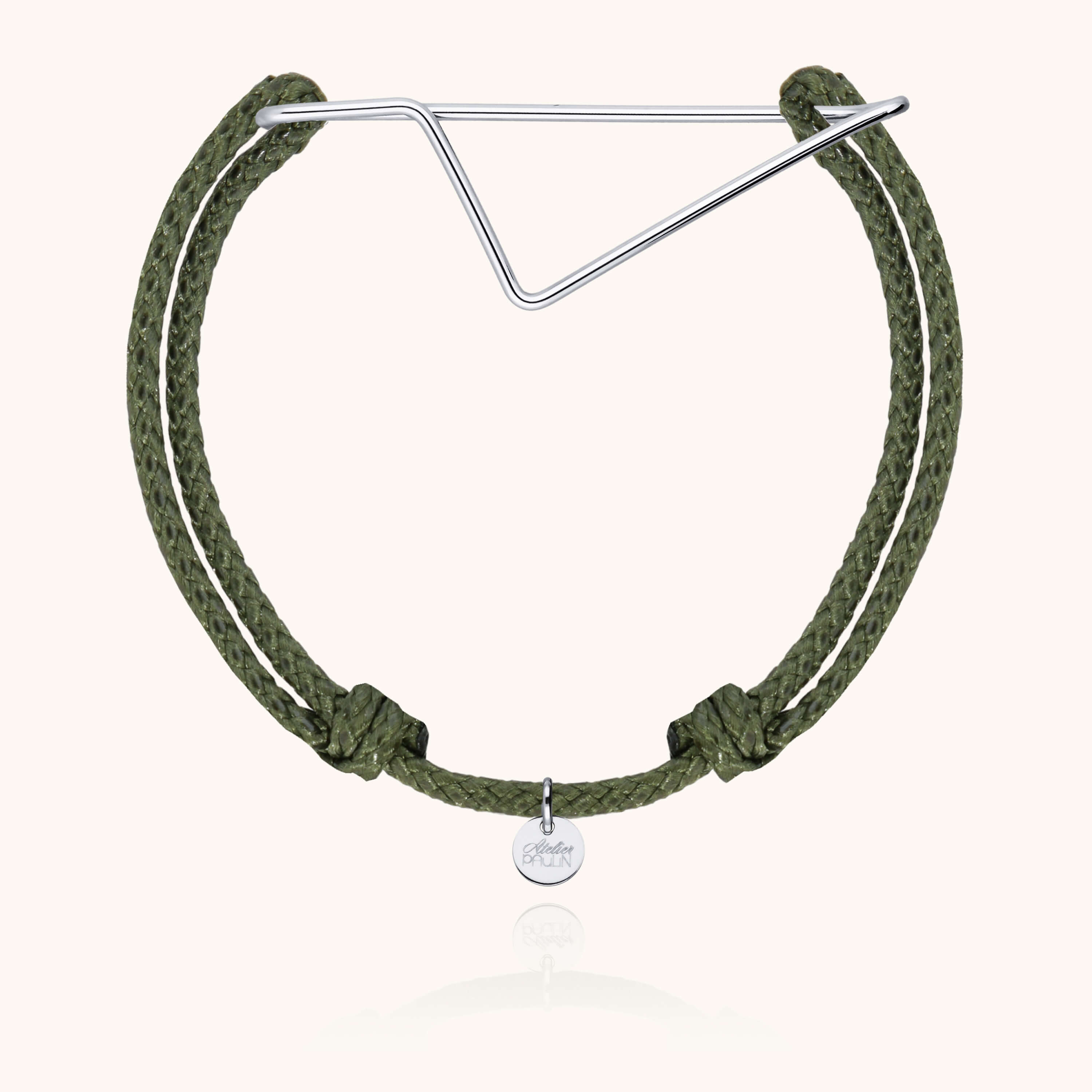 Bracelet cordon minimaliste masculin gold filled 14k cadeau masculin Atelier Paulin - or jaune laminé