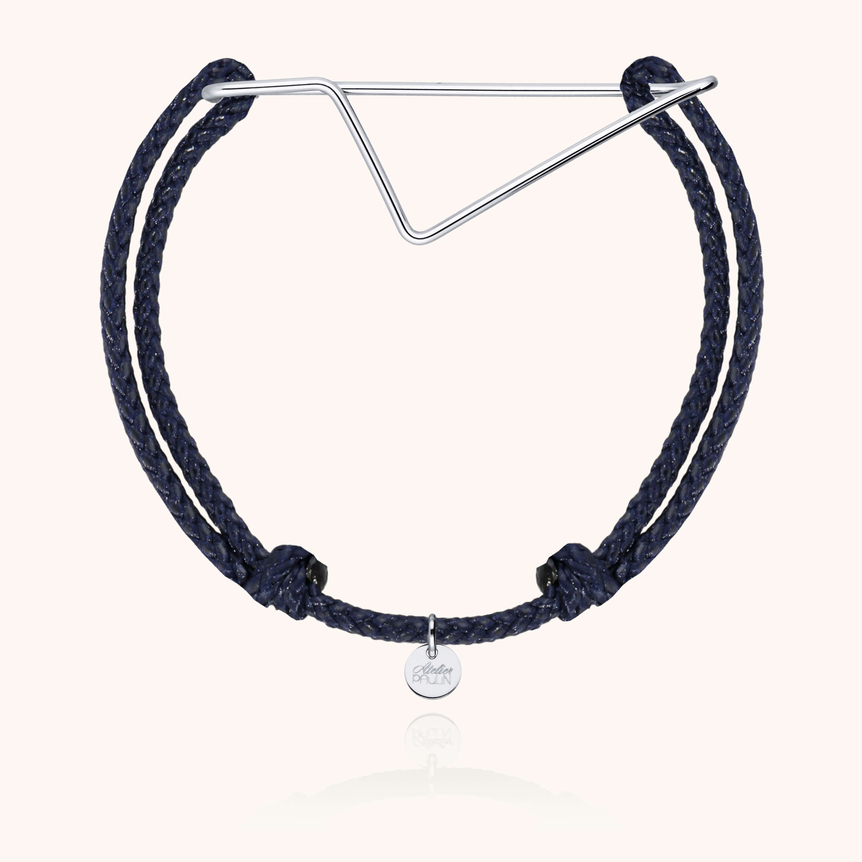 Bracelet cordon masculin discret gold filled 14k anniversaire homme Atelier Paulin - or jaune laminé