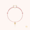 18k yellow gold - light pink 5