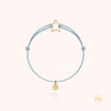 18k yellow gold - light blue 5