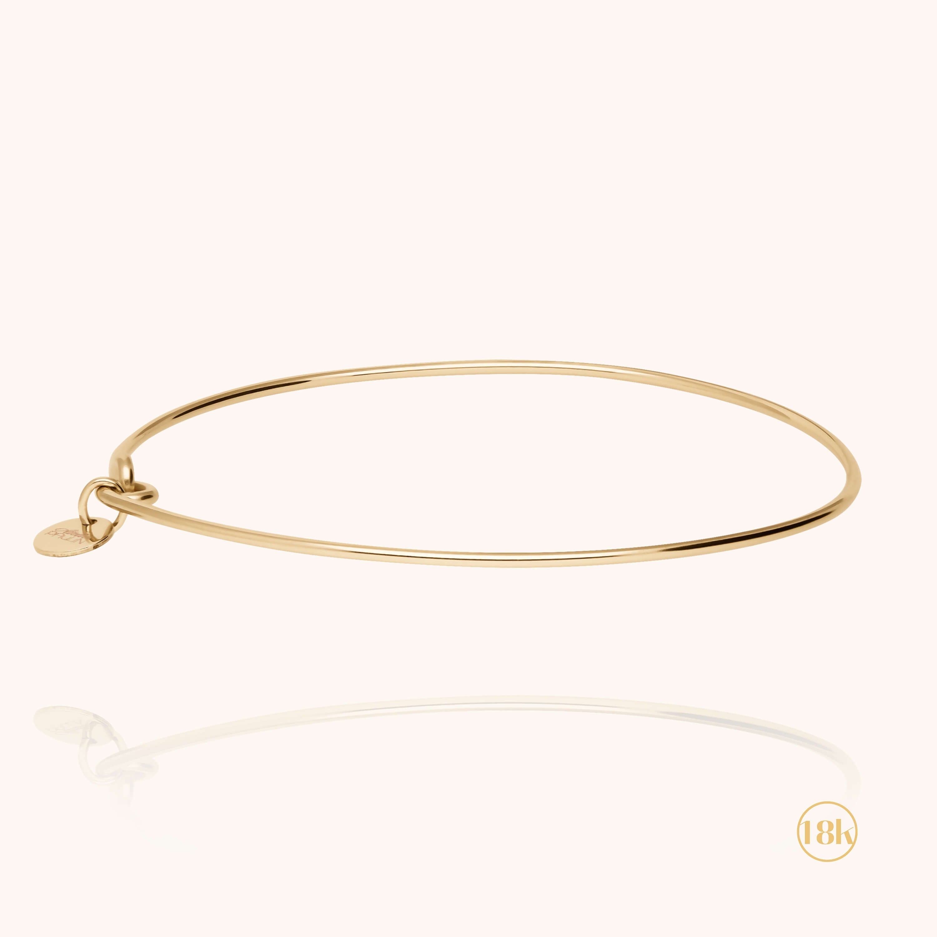 Bracelet O Pure - or jaune 750/1000 initiale Atelier Paulin
