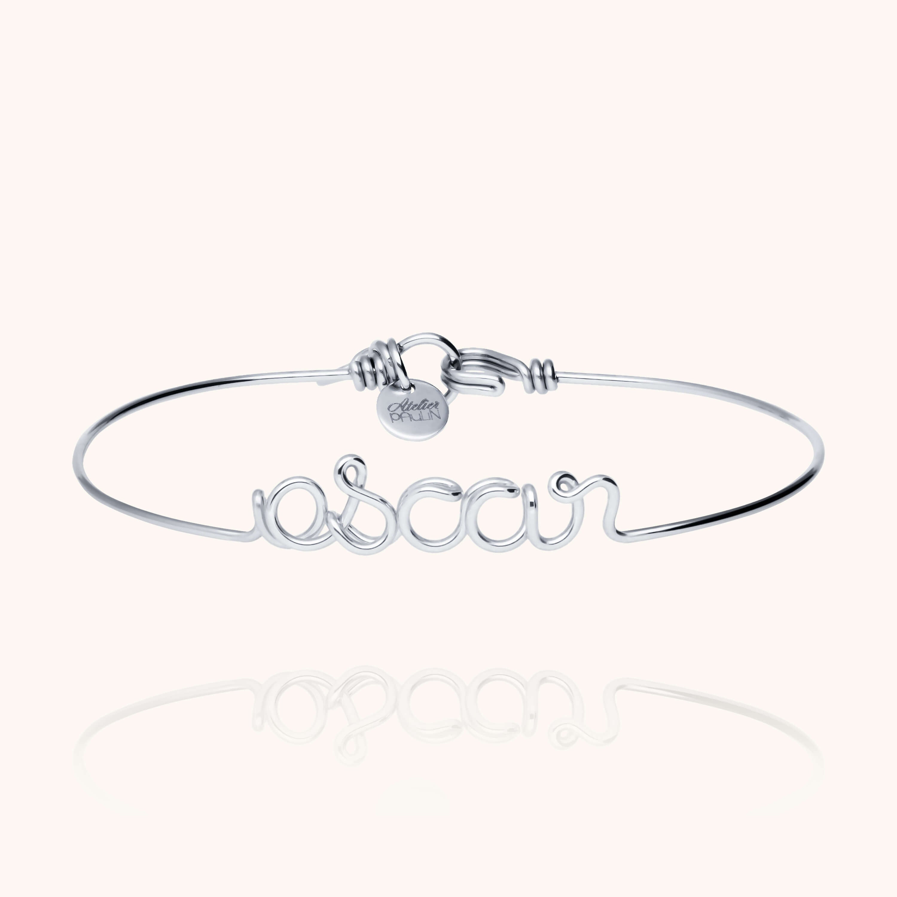 Bracelet Original Personnalisé - argent initiale argent 925 Atelier Paulin