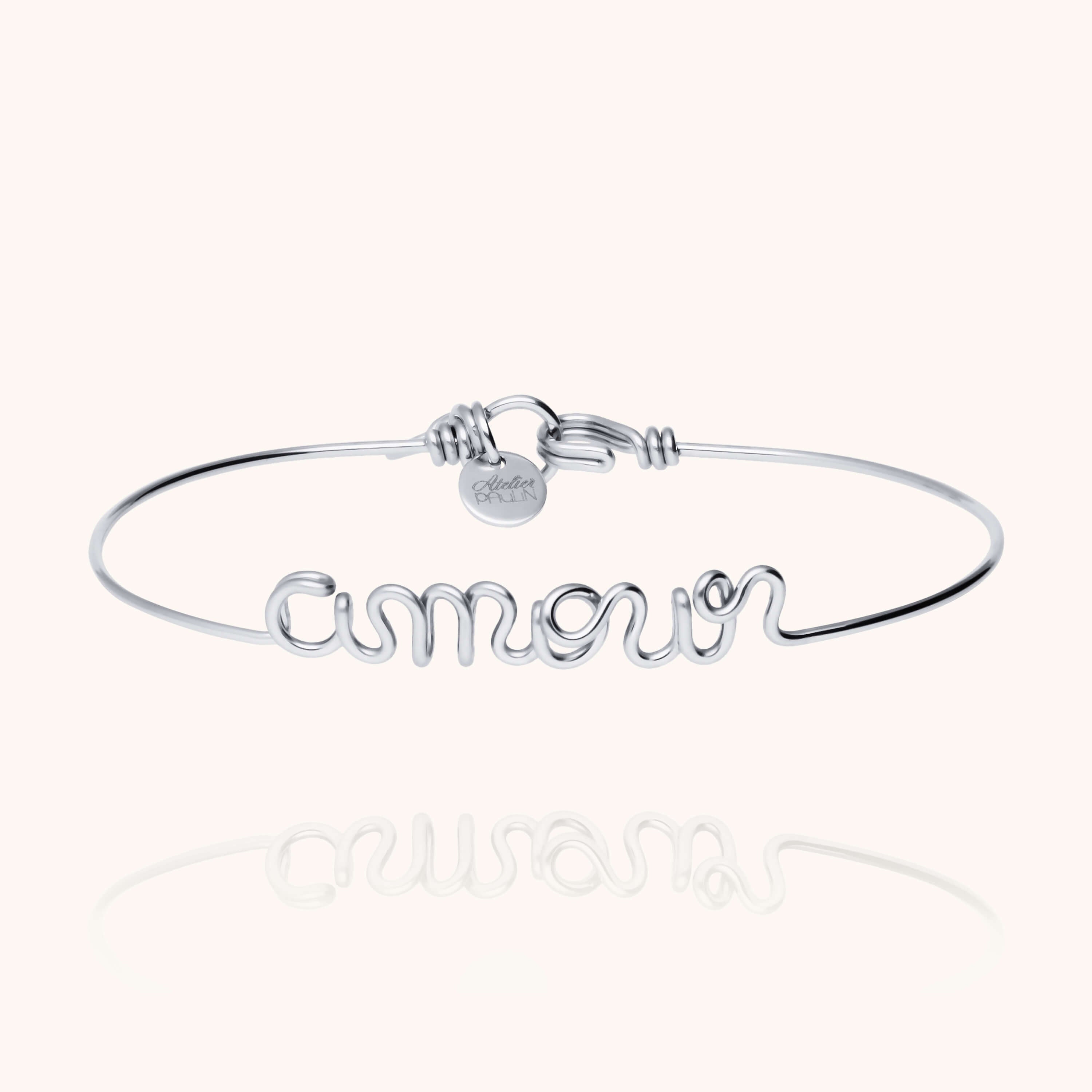 Bracelet Original Amour - argent initiale argent 925 Atelier Paulin