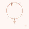 18k rose gold - cross 10