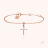 18k rose gold - cross 9