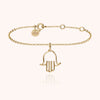 14k yellow gold filled - hand of Fatma 1