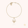 18k yellow gold - hand of Fatma 8