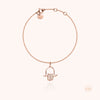18k rose gold - hand of Fatma 10