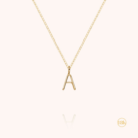 18k yellow gold - A