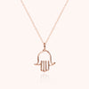14k rose gold filled - hand of Fatma 4