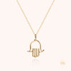 18k yellow gold - hand of Fatma 6