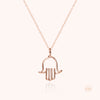18k rose gold - hand of Fatma 8