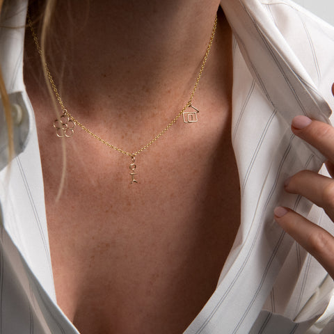 alternate image of Dream Big Charms Necklace