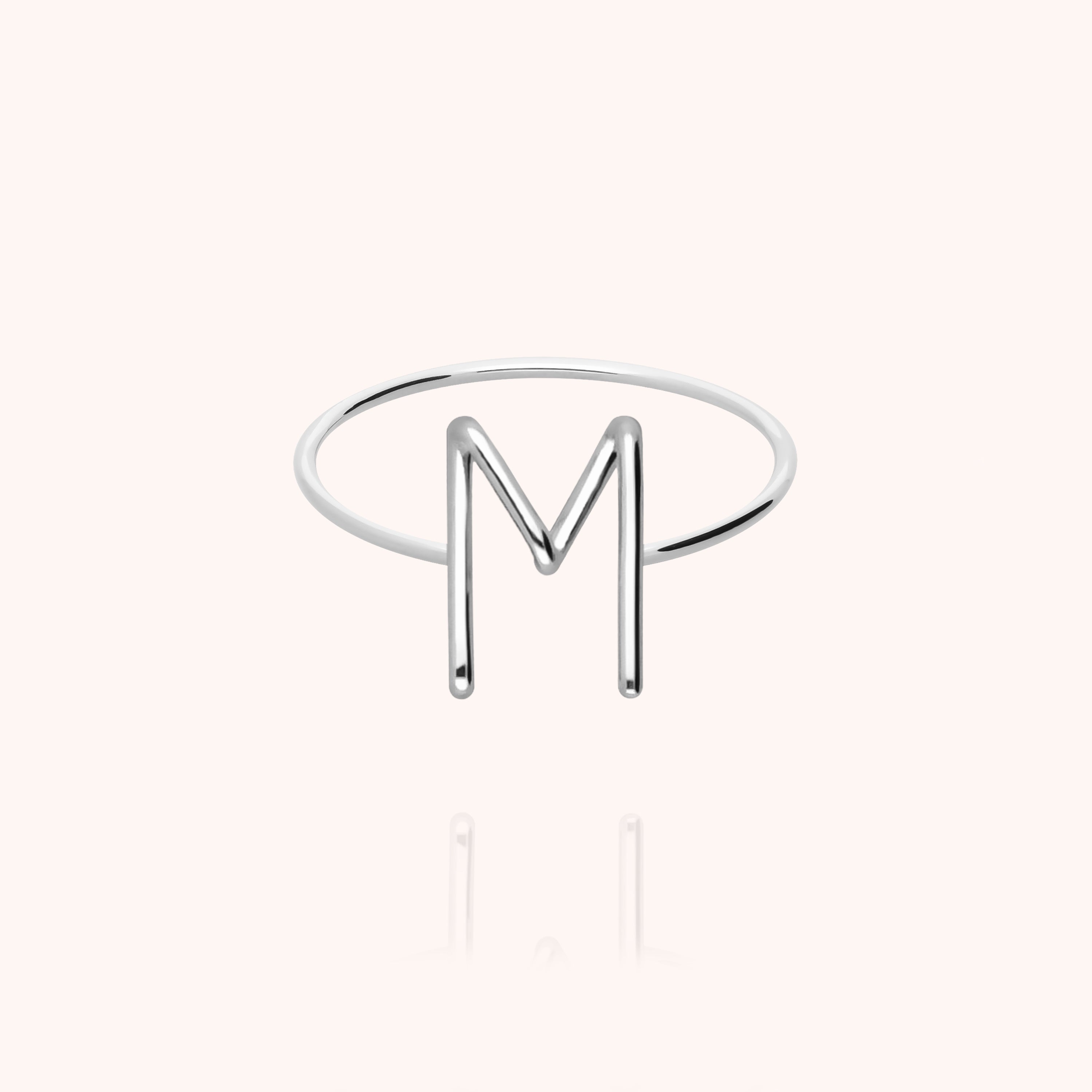 Bague Capitale Initiale — cadeau de luxe fait main Paris