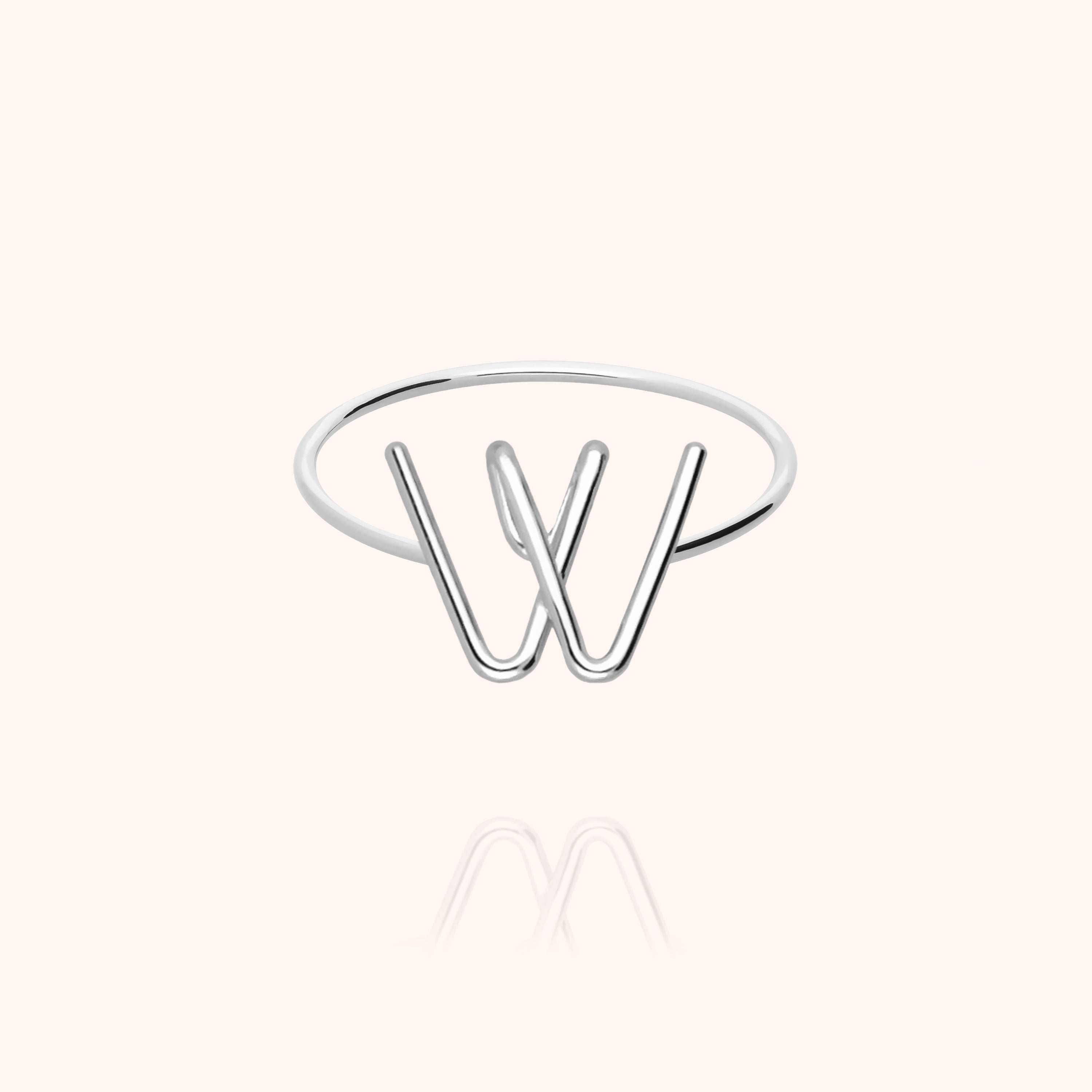 Bague Capitale Initiale — cadeau de luxe fait main Paris