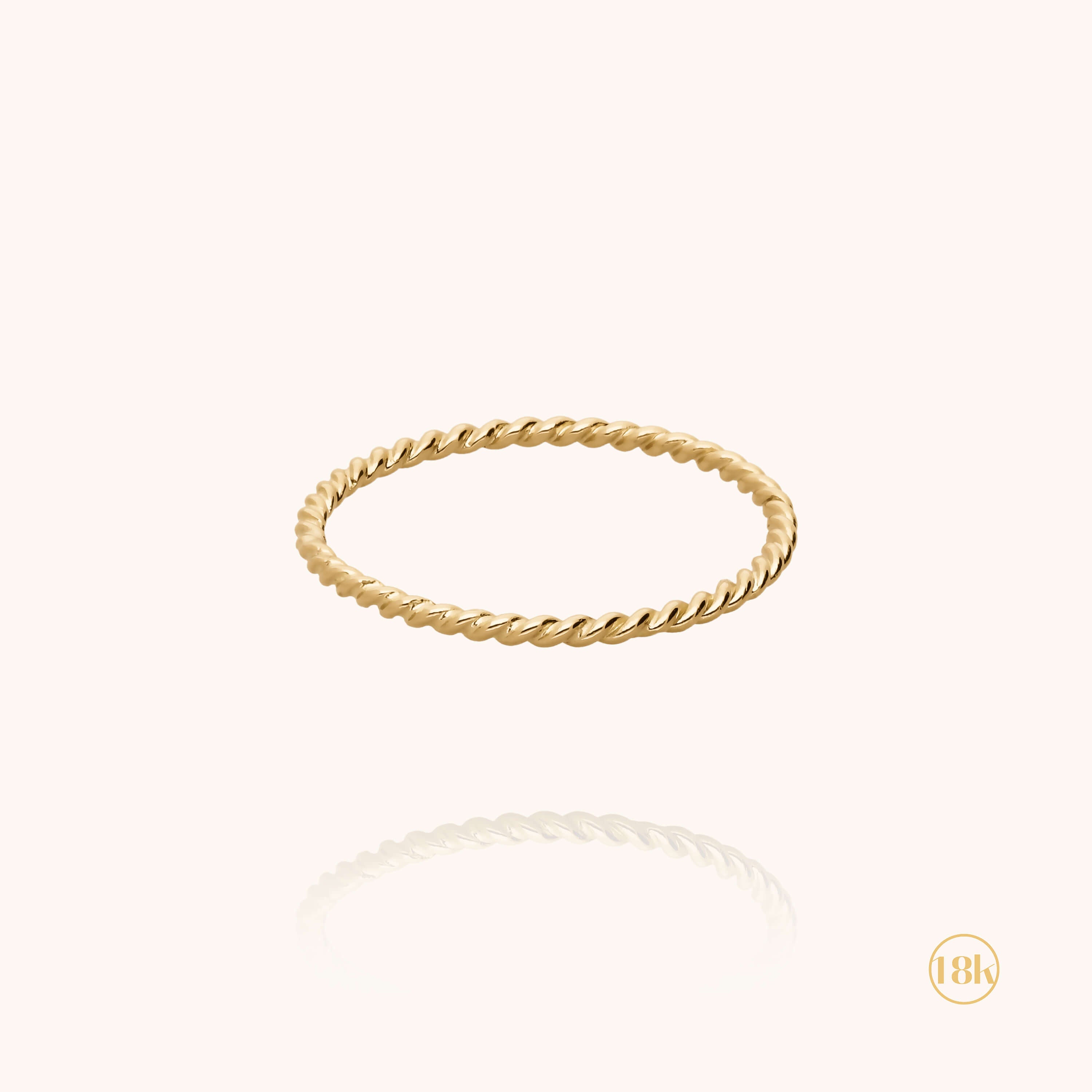 Bague Héra Torsadée n°2 - or jaune 750/1000
