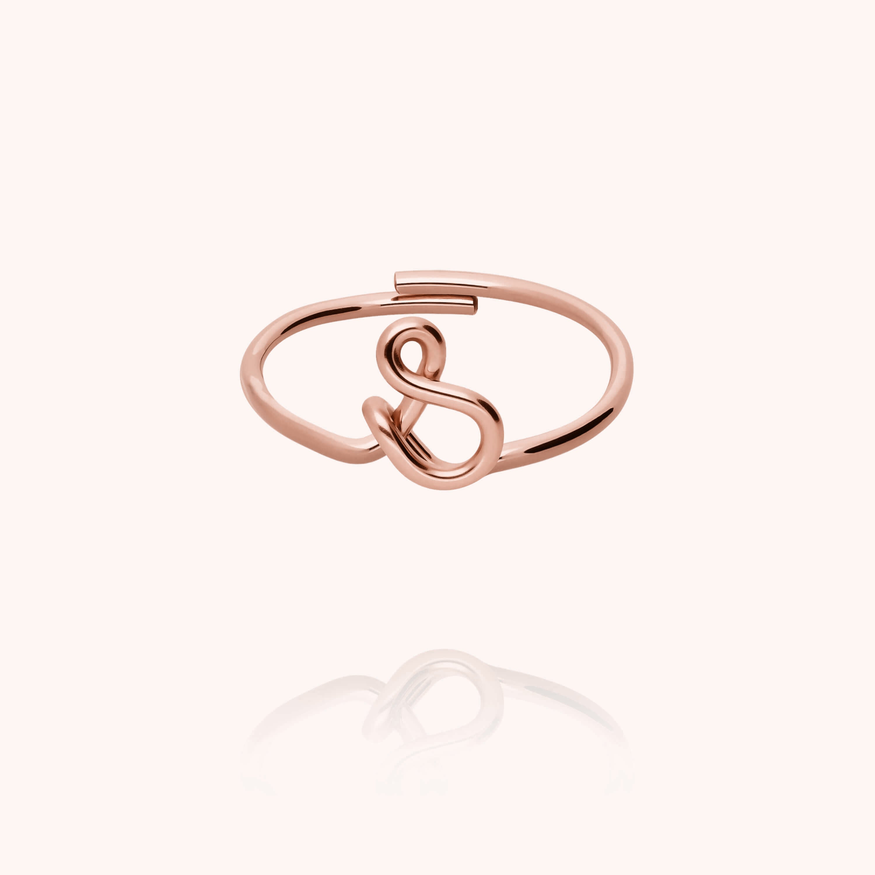 Bague Originale Initiale — bijou artisanal bague livraison express