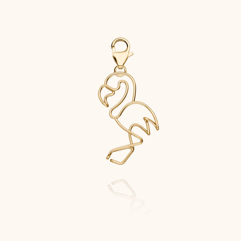 alternate image of Flamingo Big Locket Charms